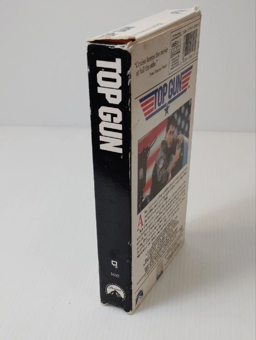 12 For $8 Top Gun Black VHS Tape - Classic Action Movie